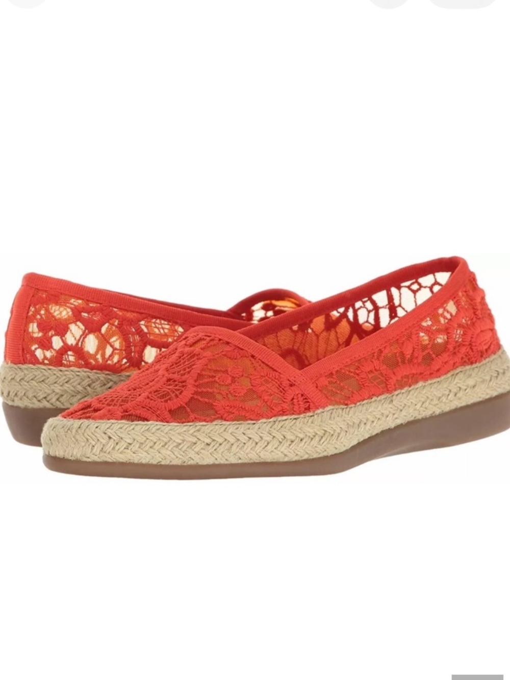 Aerosoles Women's Trend Report Espadrille Slip-On Loafer, Coral .